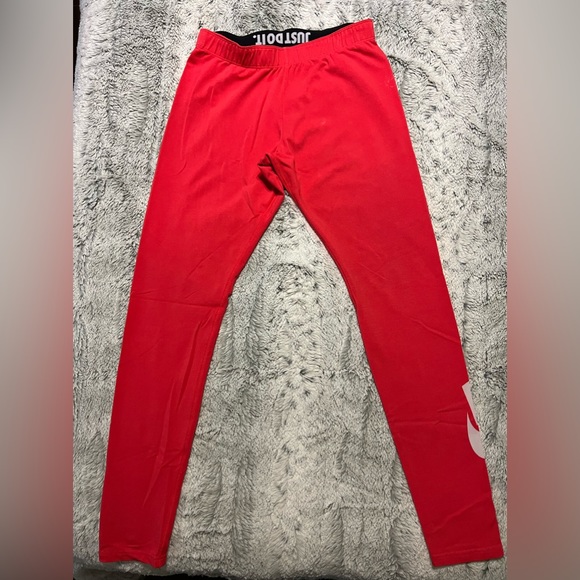 Red/Orange Nike Leggings - Picture 1 of 3